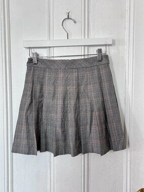Sunday Best Plaid Pleated Mini Skirt Chic Preppy Academia Schoolgirl 2